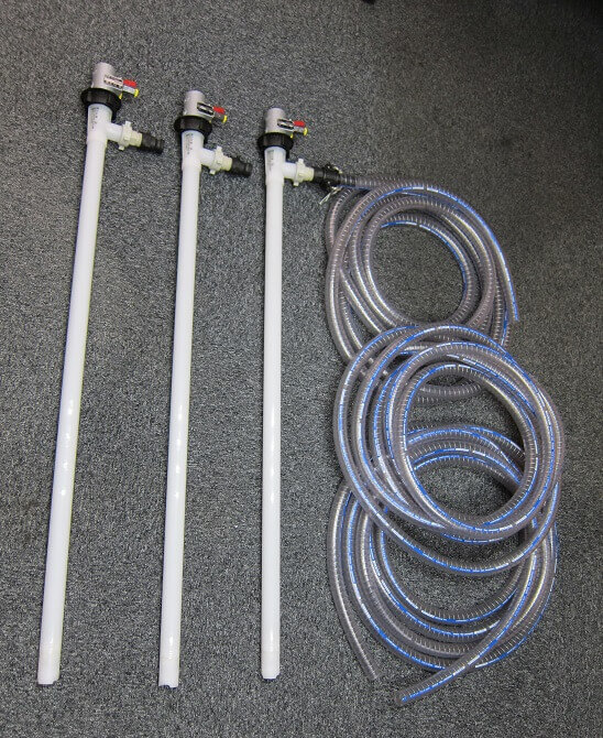 Barrel Pump Kits for Sodium Hypochlorite in PVDF